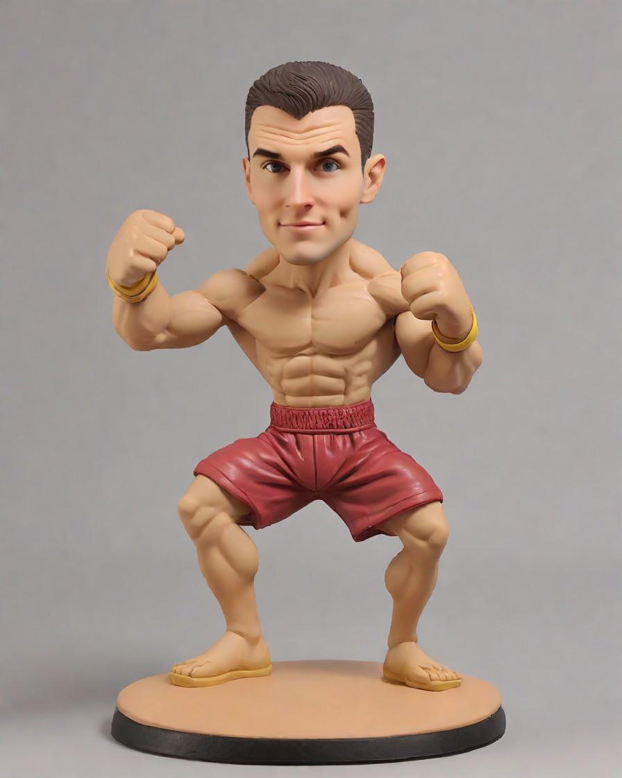 Kicking Ass and Taking Names: The Ultimate Kickboxer Bobblehead Experience,From the Ring to the Shelf: A Kickboxer's Personalized Mini-Me Figurine