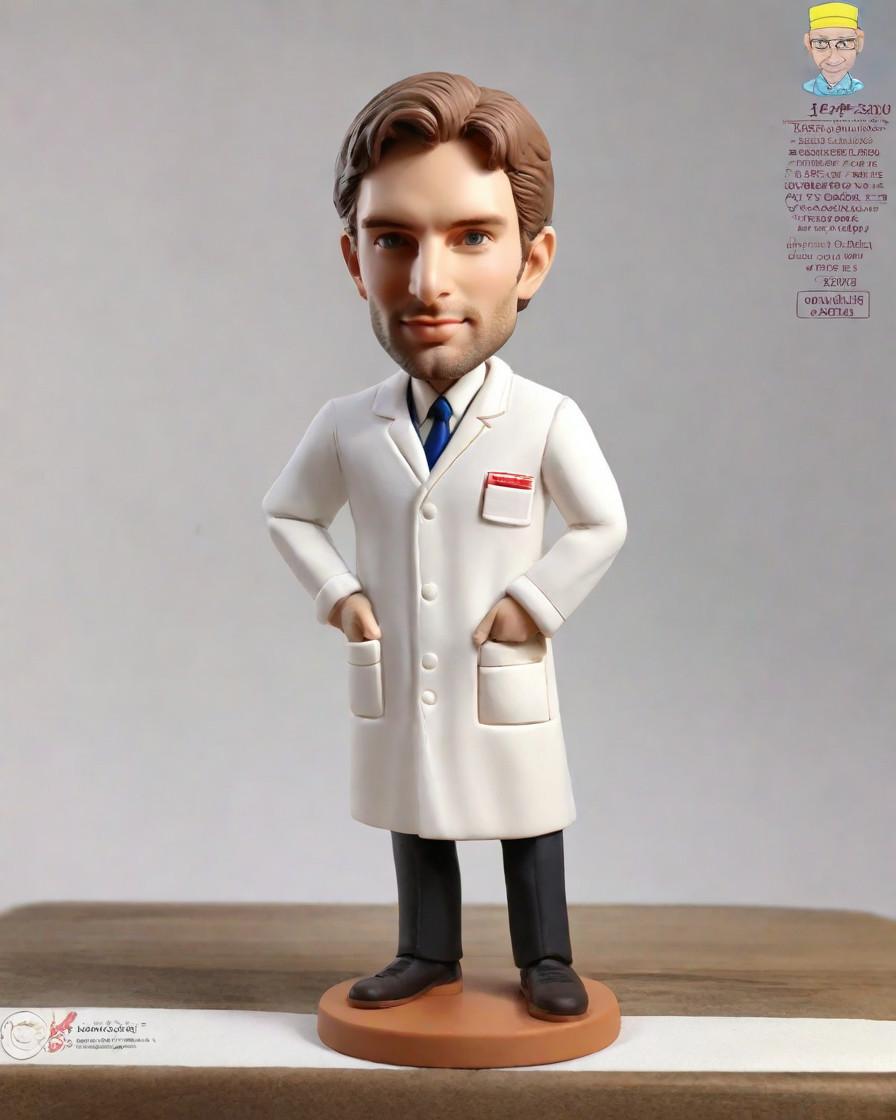A Lab Coat, a Bobblehead, and a Legacy: The Story Behind the Scientist's Figurine,He's Got the Moves: A Bobblehead Tale of a Lab Coat-Clad Genius