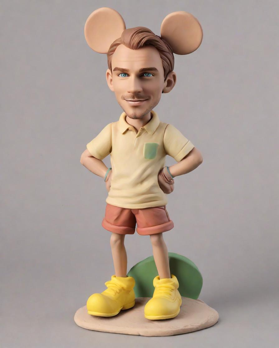 The Unconventional Disney Prince: A Mickey Mouse Mania Mini-Me,He's Not Just a Mouse, He's a Man's Best Friend: A Disney Fan's Bobblehead Tale