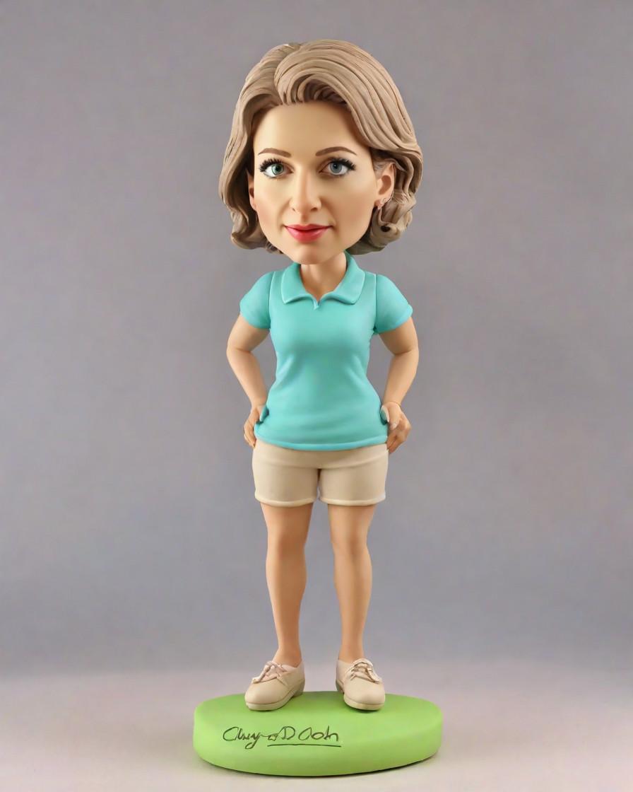 Unveiling the Latest Trend: Doctor-Themed Bobbleheads Take Over Social Media,She Shared Her Dark Blue Scrubs Bobblehead on Instagram and It Went Viral!