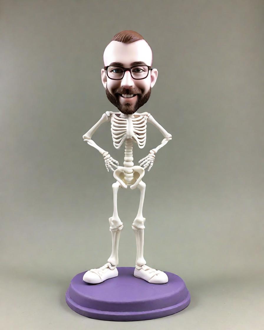 Fashion Meets Fright: Discovering the Trendy Skeleton Cosplay Bobbleheads of 2024,My Hauntingly Personalized Halloween: A Social Media Star's Skeleton Cosplay Adventure