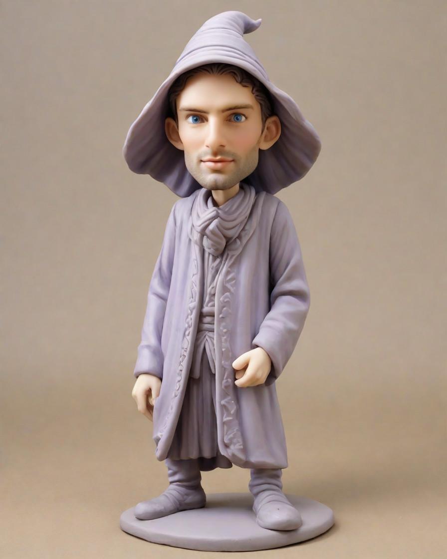Gandalf's Staff, My Bobblehead: A Customized Gift for the Fantasy Enthusiast,He Tweeted 'My Gandalf Bobblehead is a Real-Life Wizard!' - A Fan's Magical Tale