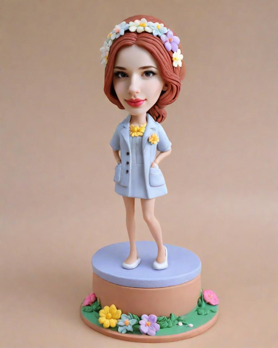 The Art of Personalization: A Mini-Me Figurine for the Creatively Inclined,She's a DIY Darling: Unboxing Her Customizable Mini-Me Bobblehead