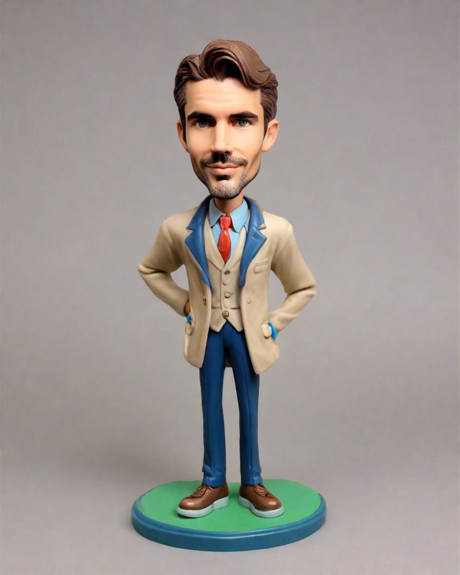 Spotlight on Unique Gifts: The Dapper Detective Figurine That's Taking Social Media by Storm,He's Got the Moves: A Bobblehead Tribute to My Dapper Dad