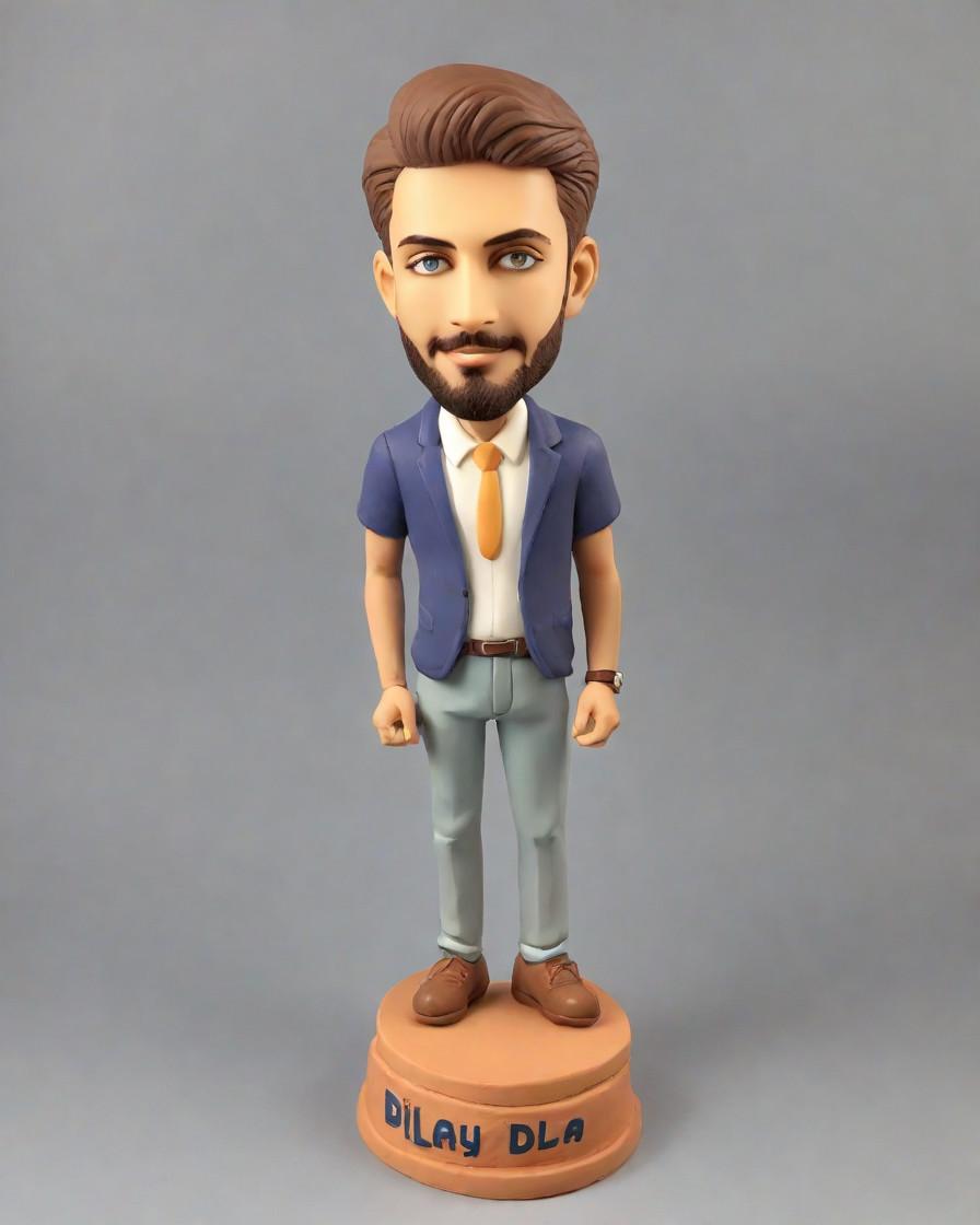 Discovering the Trend: Personalized Bobbleheads as the New Dad's Day Craze,Dad's Reaction to His Custom Bobblehead: A Heartwarming Social Media Moment