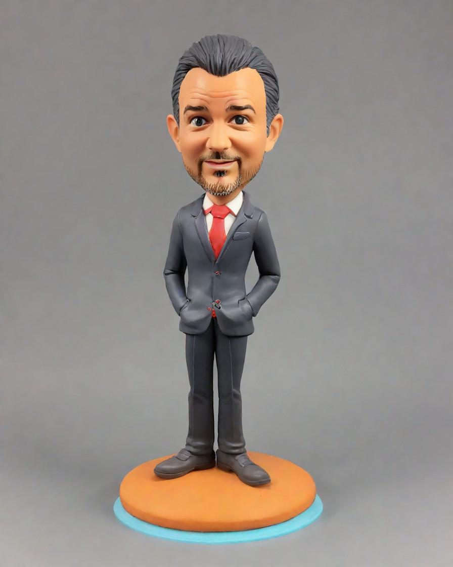 A Fang-tastic Twist: Personalized Vampire Bobbleheads for the Ultimate Halloween Fan,He's Got the Fright Night Look: A Halloween Vampire's Custom Bobblehead Tale