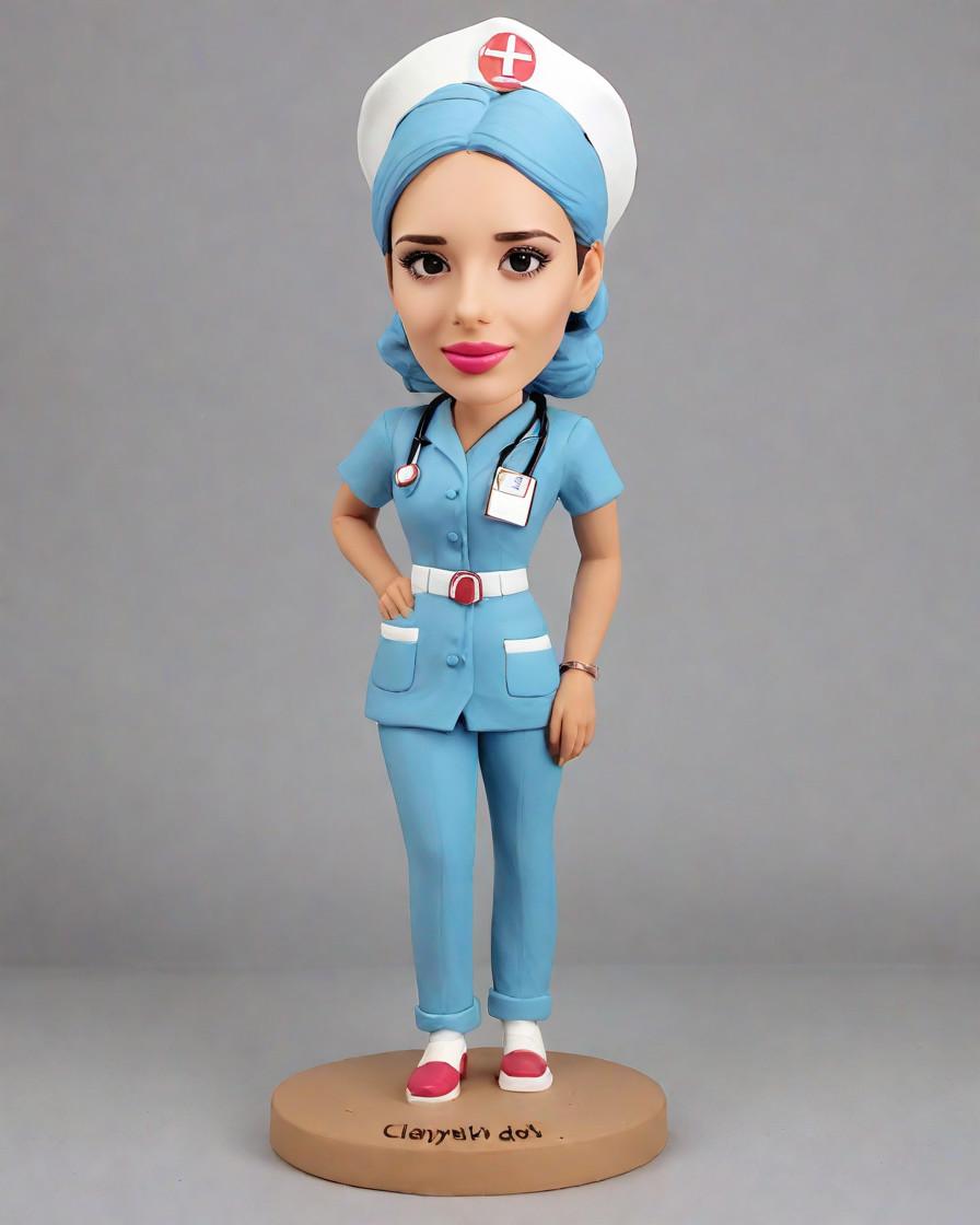 Spotlight on Personalized: The Custom Bobblehead Trend Among Nurses,She's the Nurse, She's the Star: A Personalized Bobblehead for the Unsung Hero