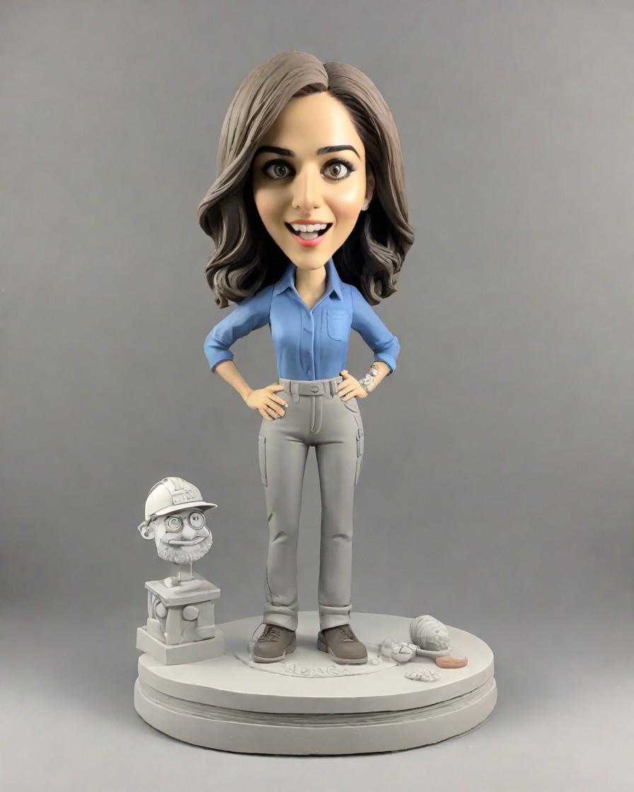 Unlock Your Personal Scent Story with a Custom Bobblehead,She Shared Her Scent, Now Get Her a Mini-Me Bobblehead!