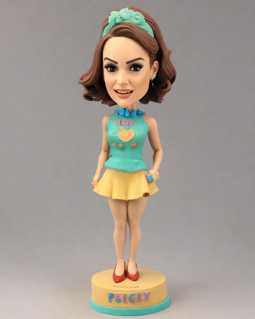 Unleashing Personality in Casual Wear: A Fashion Blogger's Bobblehead Experiment,My Casual Outfit, My Mini-Me: A Social Media Star's Confession