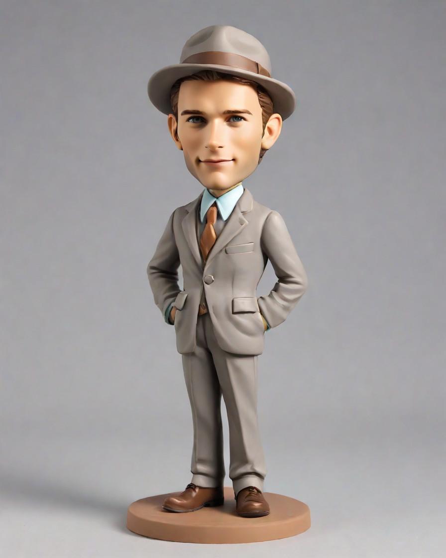 The Ultimate Gift for the Bobblehead Enthusiast: A Dapper Detective Mini-Me,A Social Media Star's Secret Weapon: My Custom Detective Bobblehead