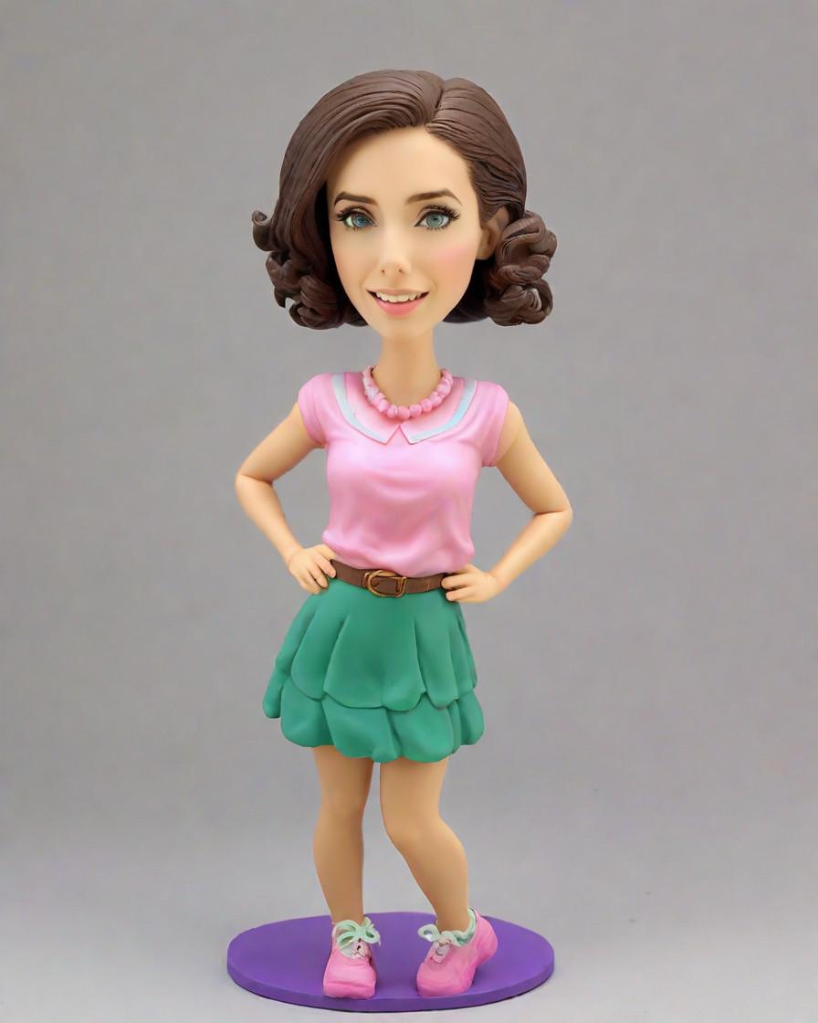 Discovering the Art of Casual Wear: A Trendy Mom's Take on Bobblehead Figurines,She Did What?! A Mom's Casual Outfit Goes Viral on Social Media