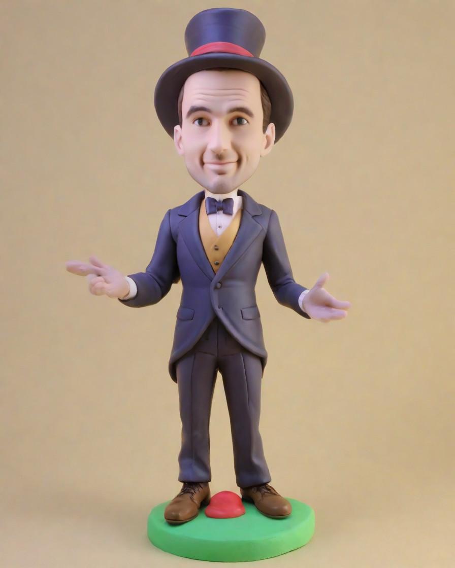 Trendsetting Tchotchkes: The Rise of Personalized Bobbleheads as Fashion Statements,He's Got the Magic Touch: A Bobblehead Tale from a Satisfied Sorcerer
