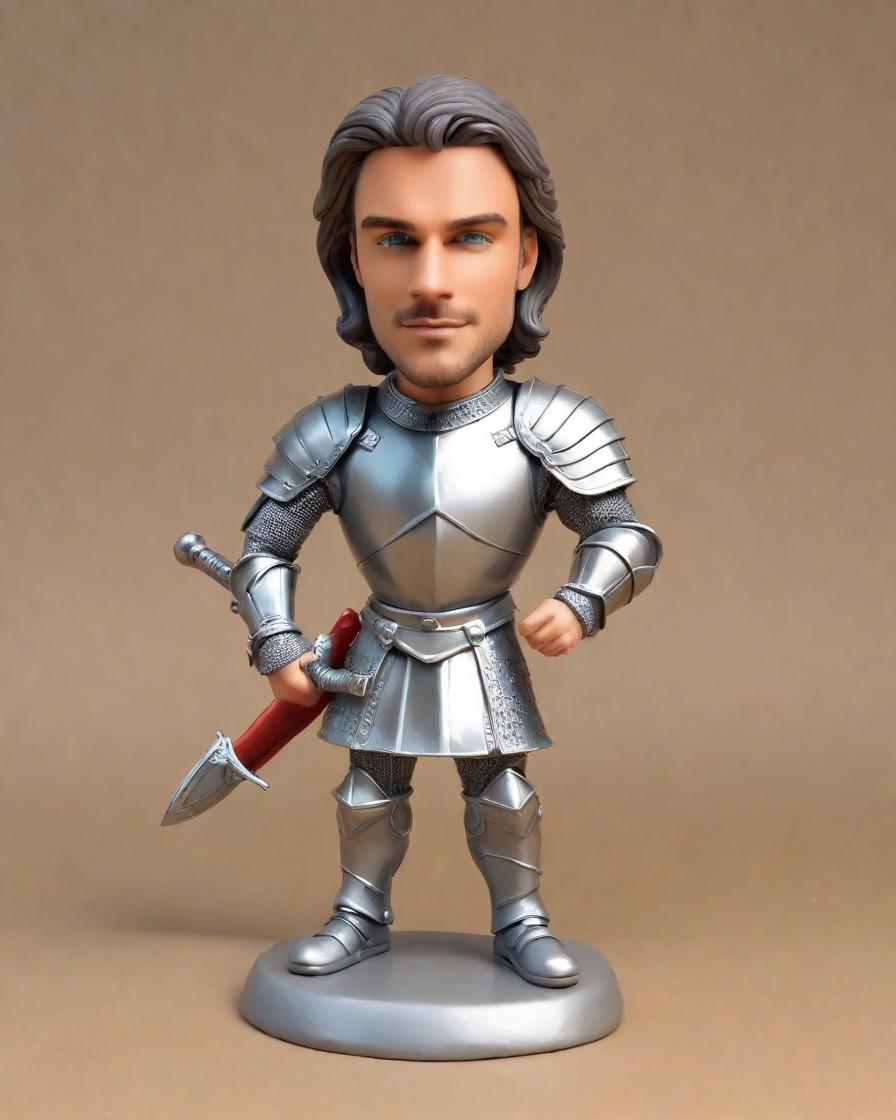 The Knightly Adventure: Custom Bobbleheads for the Modern Hero,He's Got the Moves: A Bobblehead Tale of My Superhero Brother