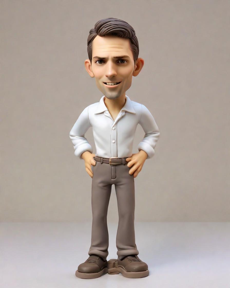 The Personalized Gift That Made Me the Office Trendsetter,She's Got Swagger: My Mini-Me Figurine in a Silver Suit Wins the Boardroom
