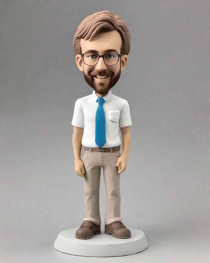 Spotlight on Unique Gifts: Unveiling the Bobblehead Revolution in Artistic Pursuits,He Dipped His Brush in Creativity: A Social Media Star's Custom Bobblehead Reveal