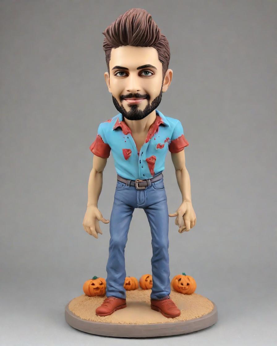 A Reporter's Discovery: The Rise of Custom Bobbleheads in Halloween Gifting,He's a Zombie, She's a Zombie: Our Spooky Halloween Gift Story