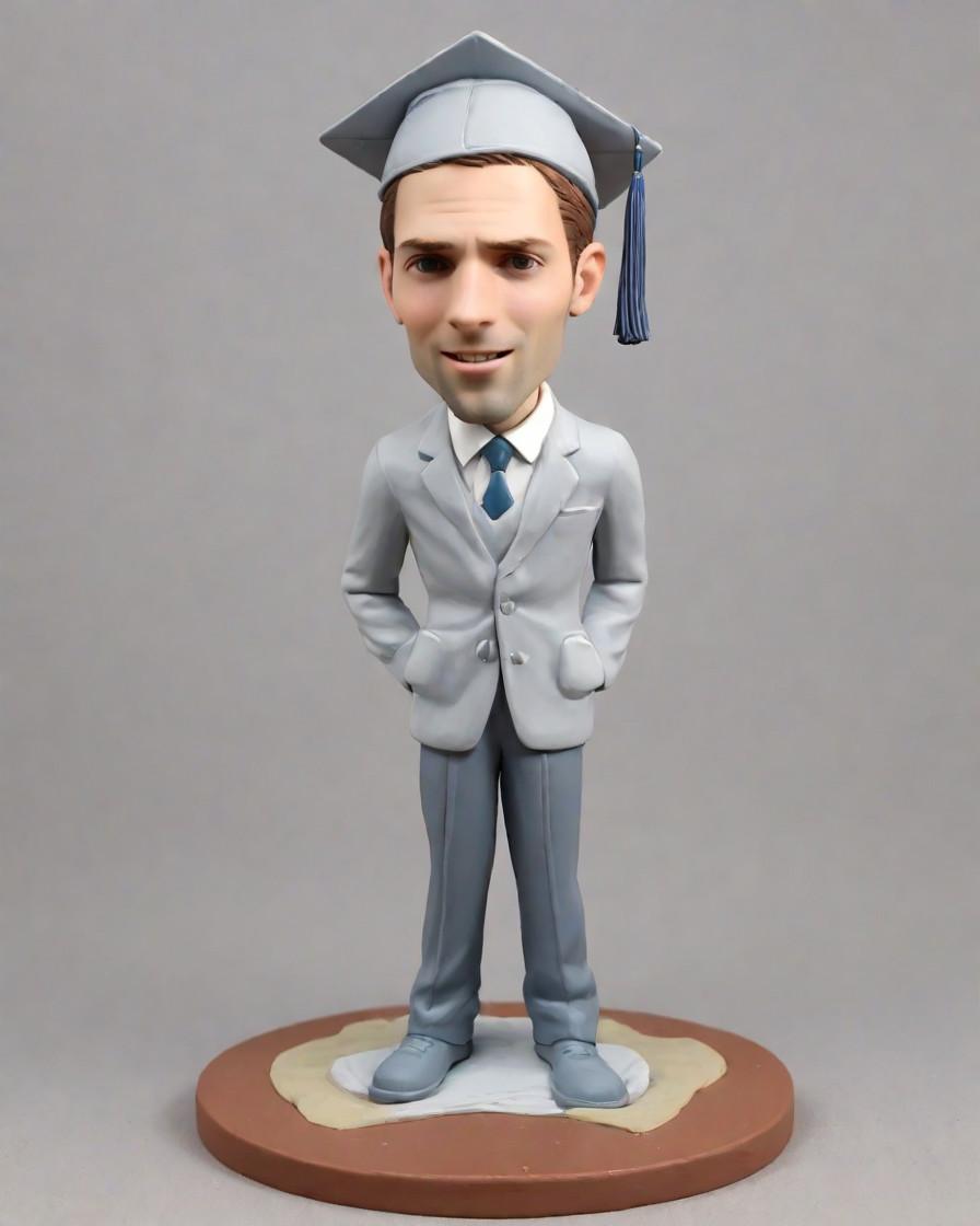 The Ultimate Graduation Gift: Personalized Bobbleheads That Bring Joy,Just Graduated? This Bobblehead Dad's Got the Moves!