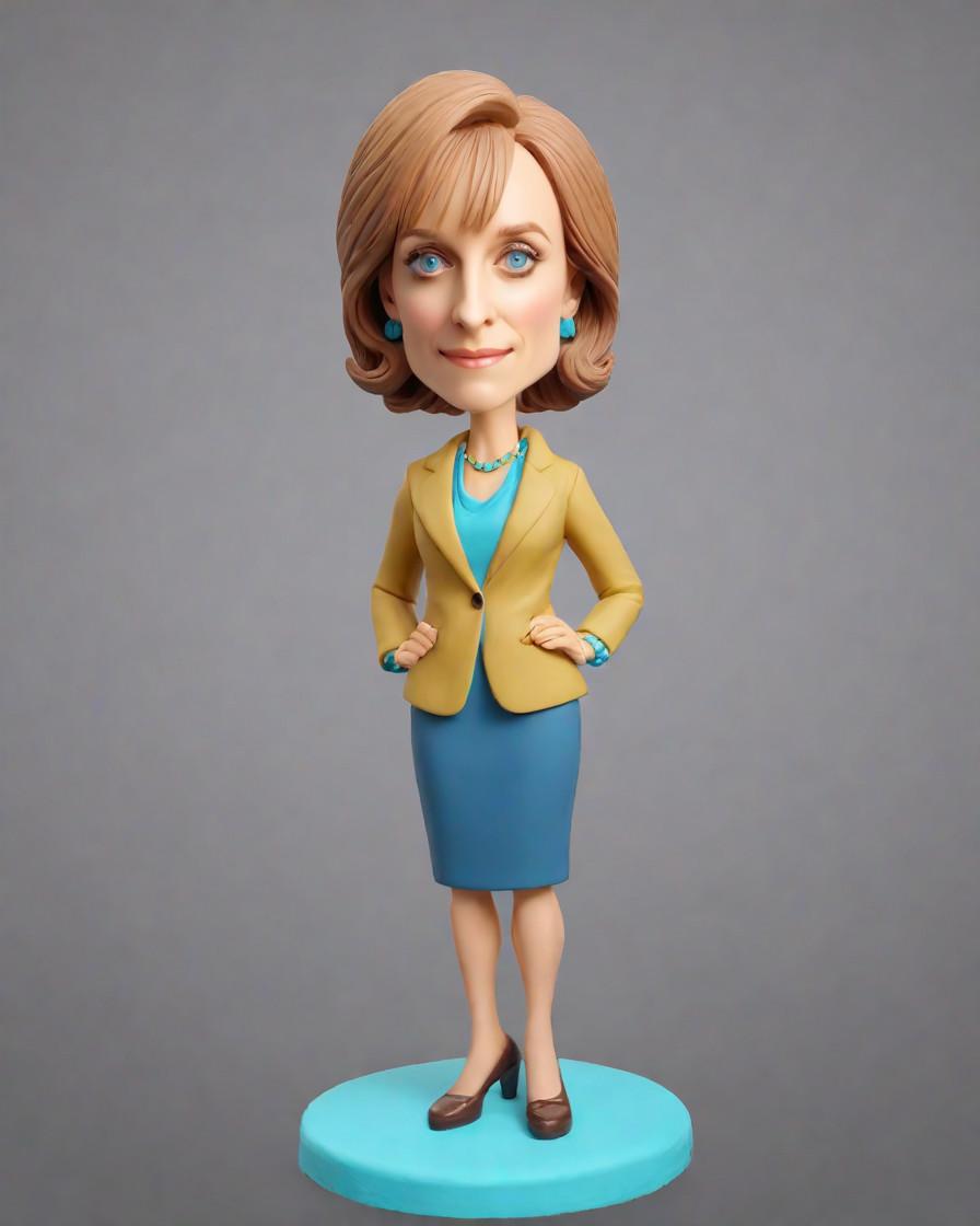 The Ultimate Wedding Host Figurine: A Unique Twist on Traditional Gifting,He's the Life of the Party: A Custom Bobblehead for Your Wedding Emcee
