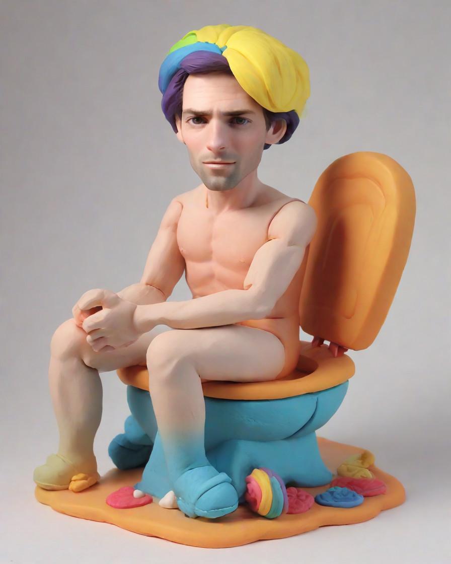 Discovering the Jolly Whimsical Male Jester Bobblehead: A Fitness Fan's Unique Custom Gift,My Personalized Fitness Bobblehead: A Jolly Jester's Journey to the Gym