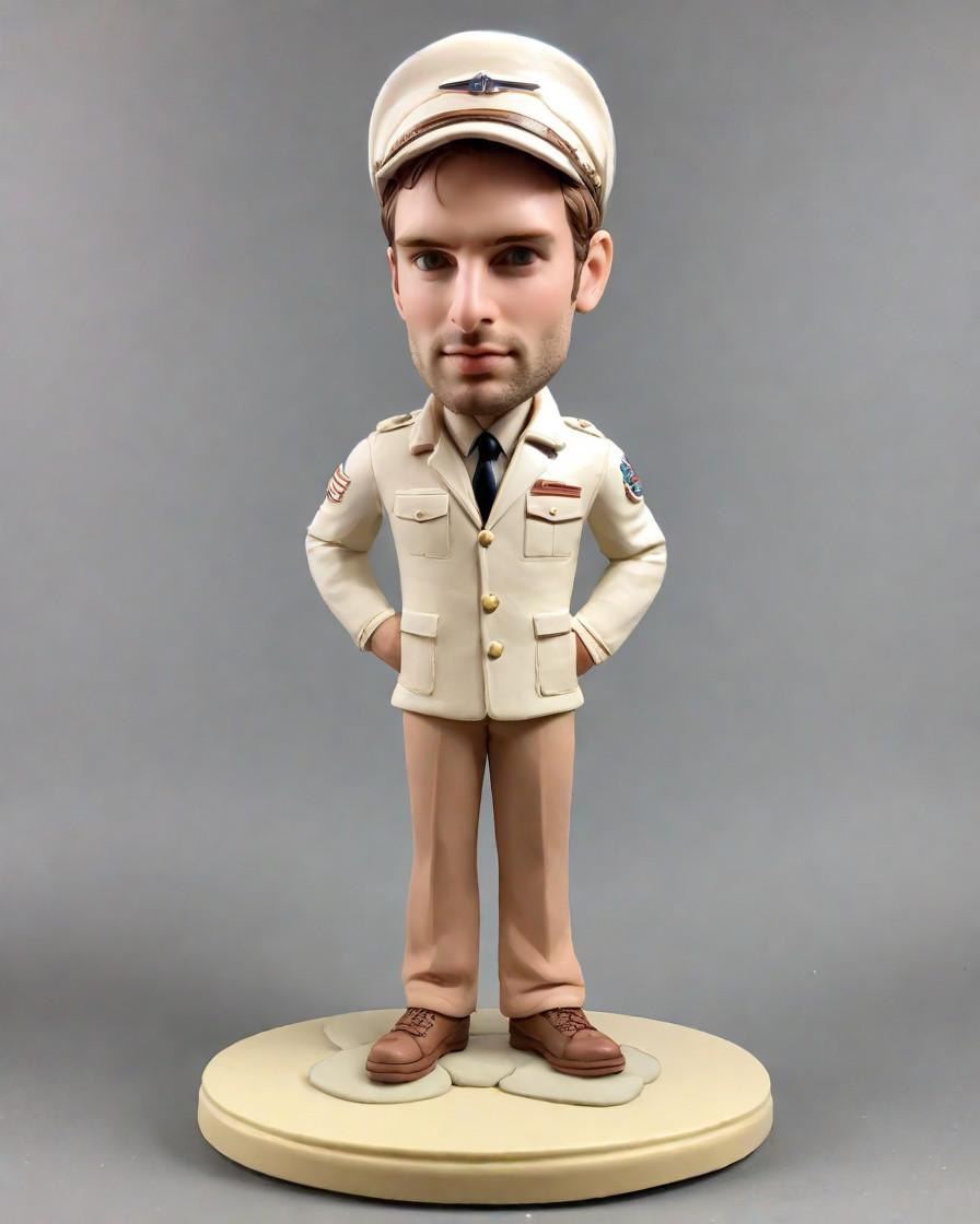 From the Cockpit to the Desk: The Story Behind a Pilot's Signature Bobblehead,He's Got the Whole World in His Hands: A Pilot's Custom Bobblehead Adventure
