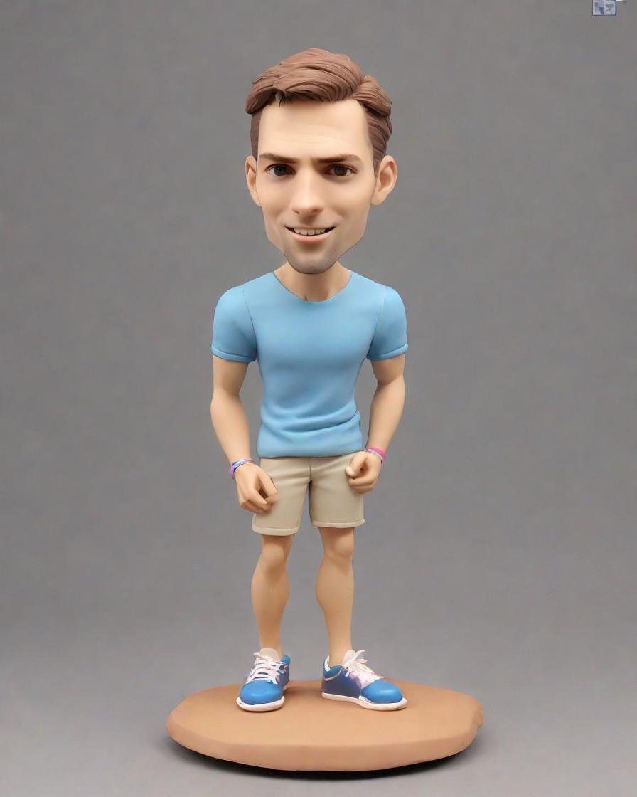The Bobblehead That Defies Gravity: A Reporter's Discovery,Just Jumped Over a Wall! My Mini-Me Figurine's Epic Adventure