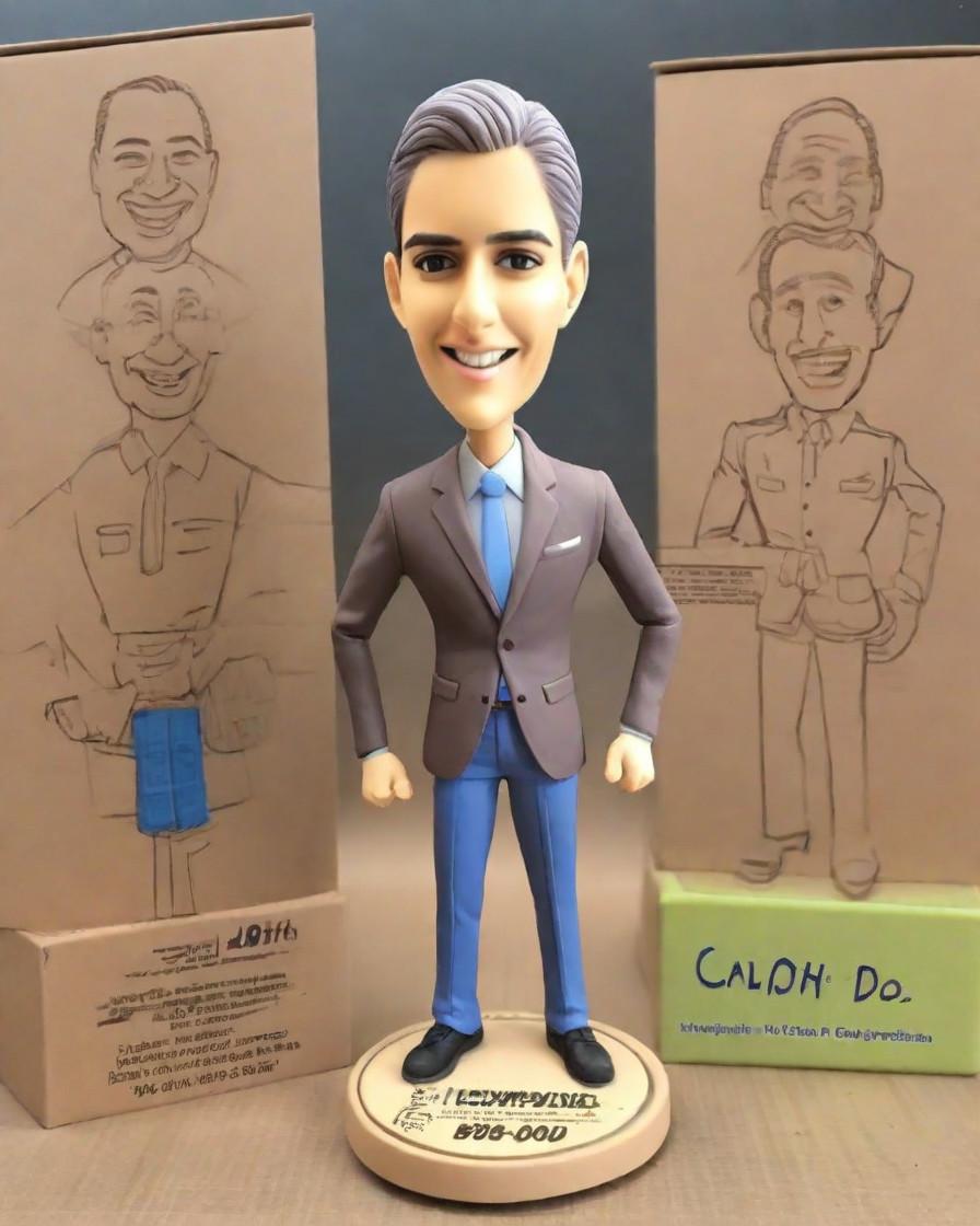 Discover the New Business Card: Personalized Bobbleheads as Executive Gifts,From Boardroom to Bobble: A CEO's Unique Gift Unveiling