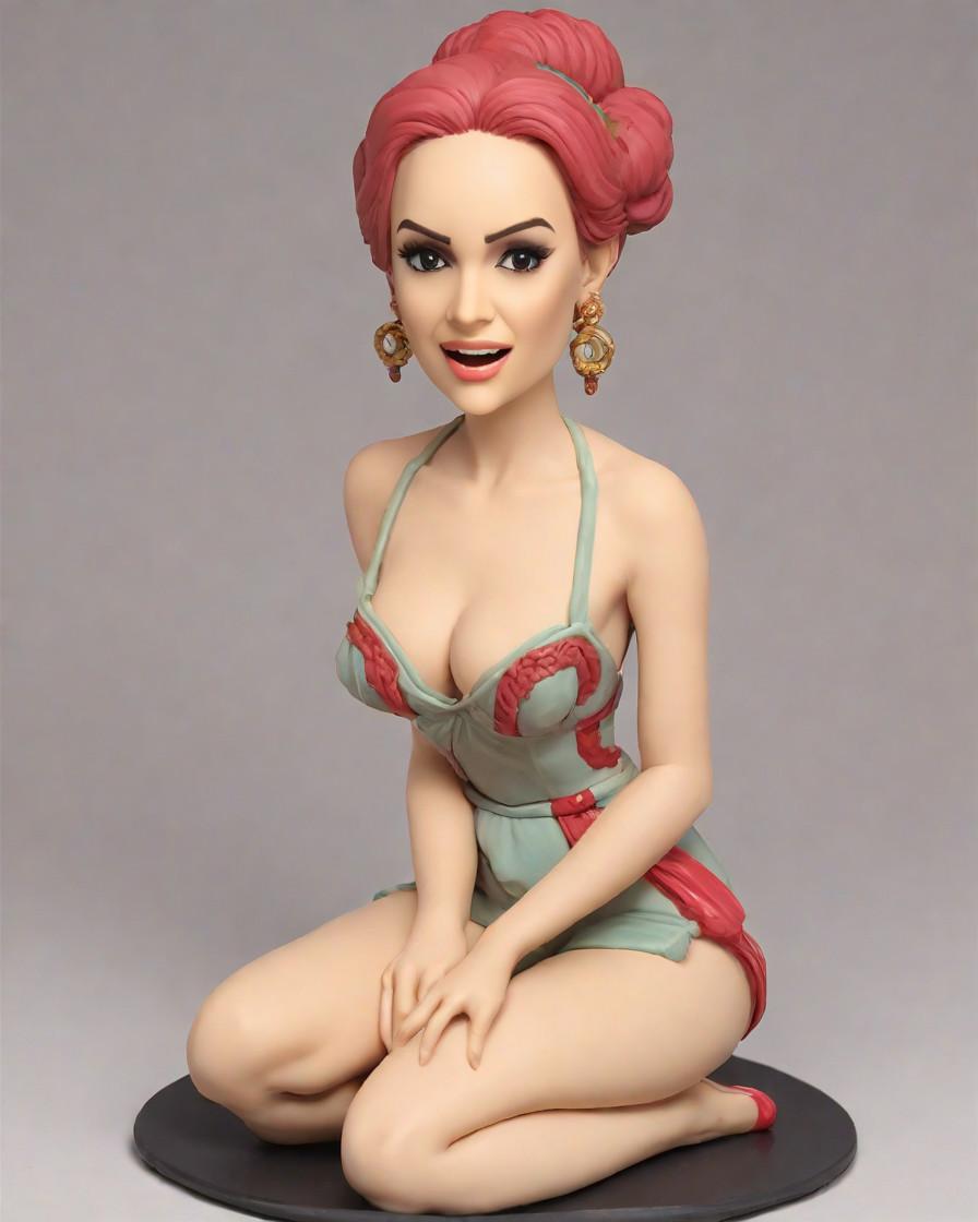 The Alluring Art of Custom Craft: A Courtesan's Tale in Miniature,Unveiling My Personalized Bobblehead: A Flirtatious Twist on Tradition