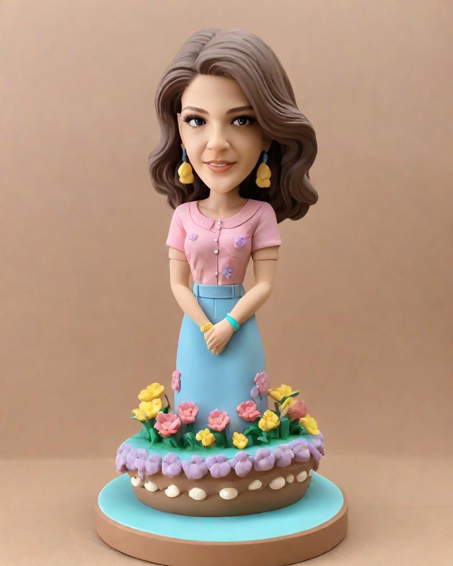 Trend Alert: Personalized Figurines Blooming in the Gardening Community,Her Secret Garden: Unboxing a Custom Bobblehead Gift for the Green-Thumbed