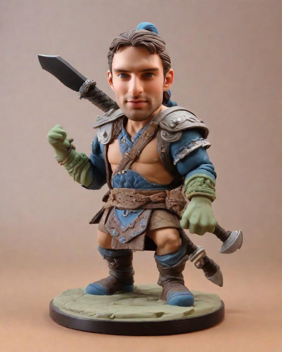 Enchanting Realms, Custom Figurines: A Magical Twist on Personalized Gifts,Spellbound by Love: My Wizard Figurine Chronicles Our Enchanted Romance