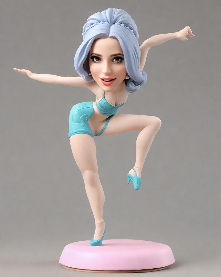 Spotlight on Style: Pole Dancer's Elegance Transformed into Bobblehead Figurines,My Pole Dancing Journey: From Studio to Miniature with HeartVoiceGifts.com