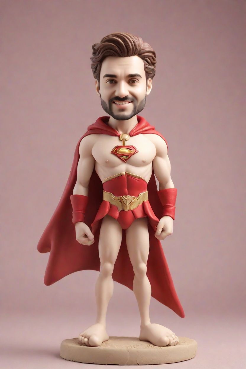 The Red-Clad Savior: A Fashion Reporter's Discovery of the Trendy Superhero Figurine Craze