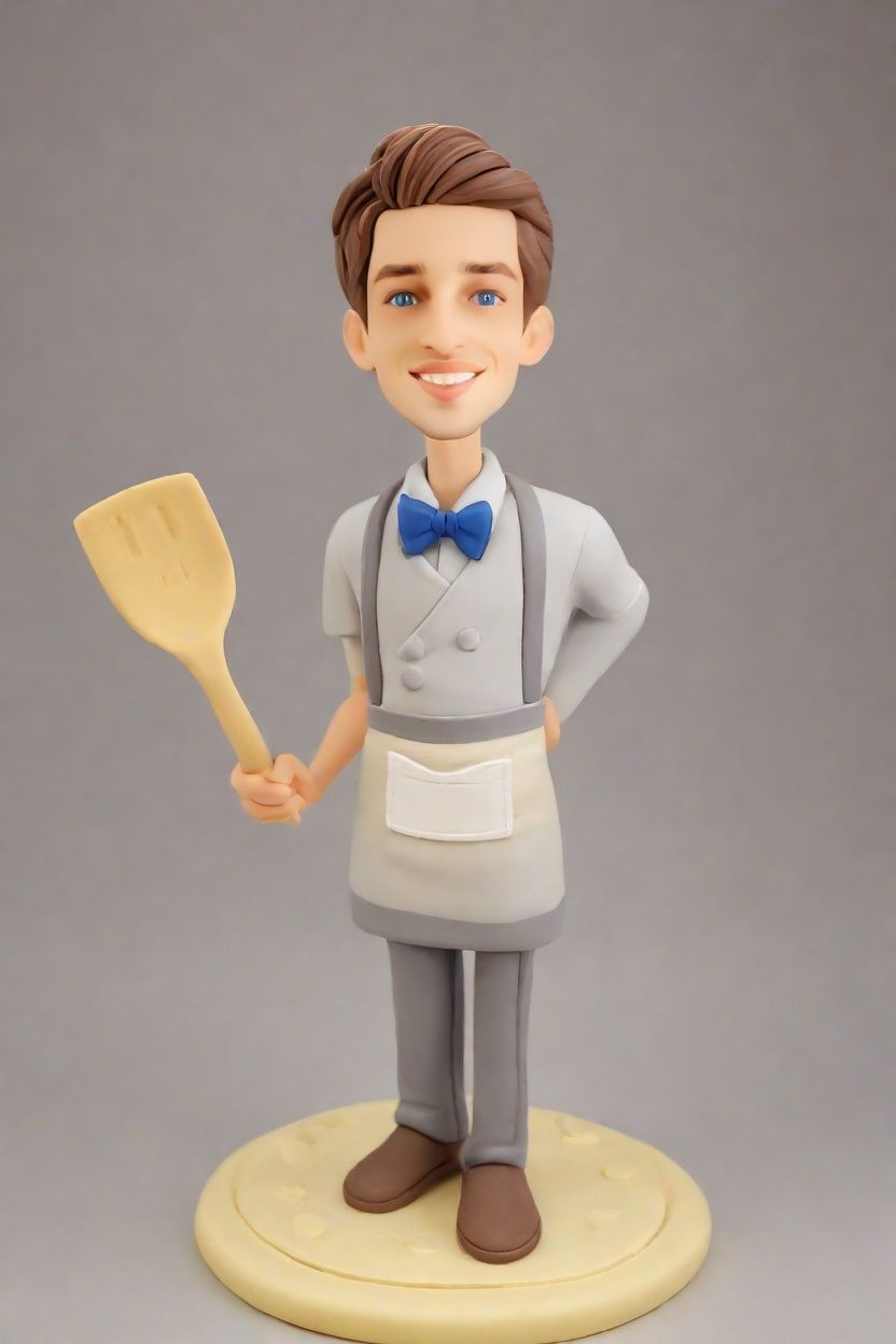 Discovering the Art of Custom Bobbleheads: A Chef's Winking Tale