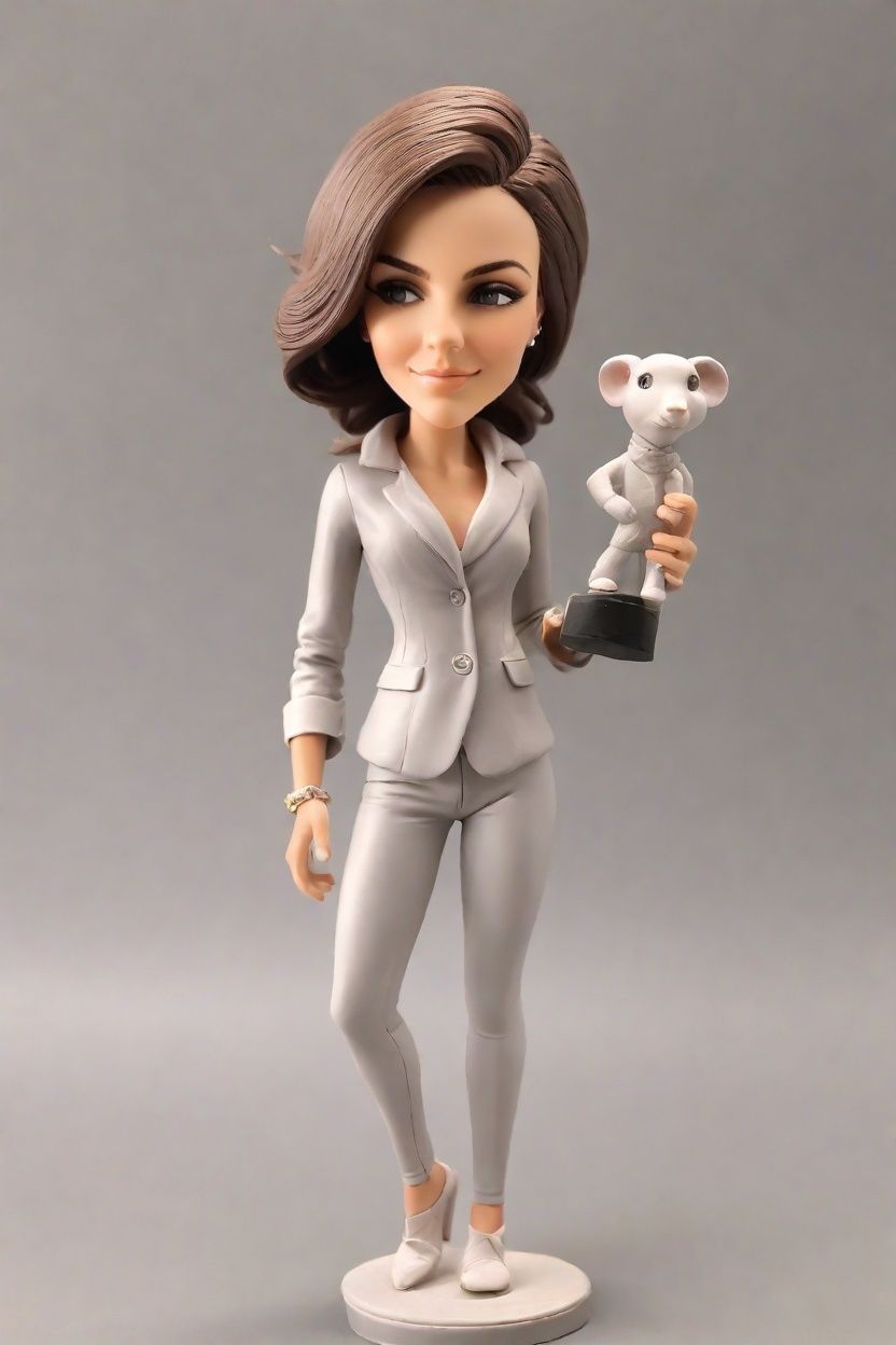 Fusing Sporty Chic with Bobblehead Art: A Fashionable Twist on Traditional Trophies