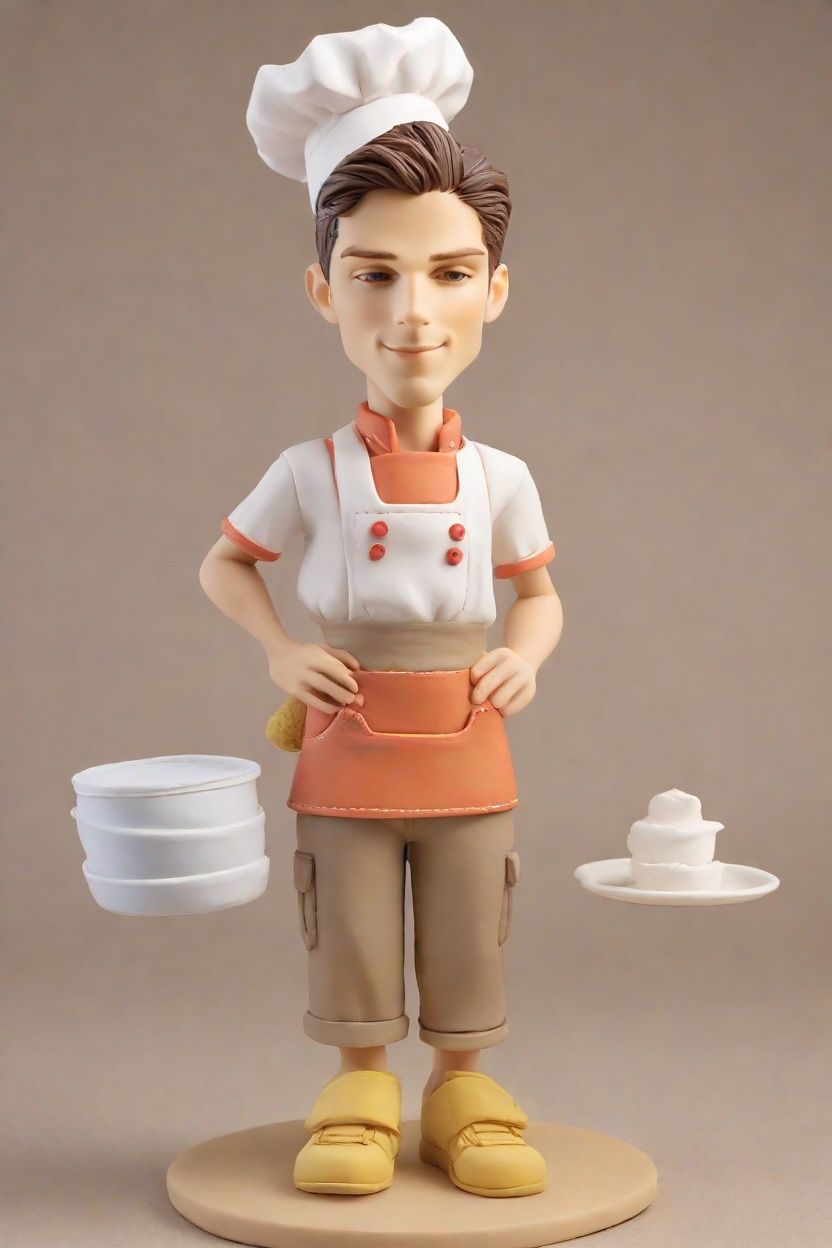 A Chef's Playful Grin: The Secret Ingredient for Culinary Figurines