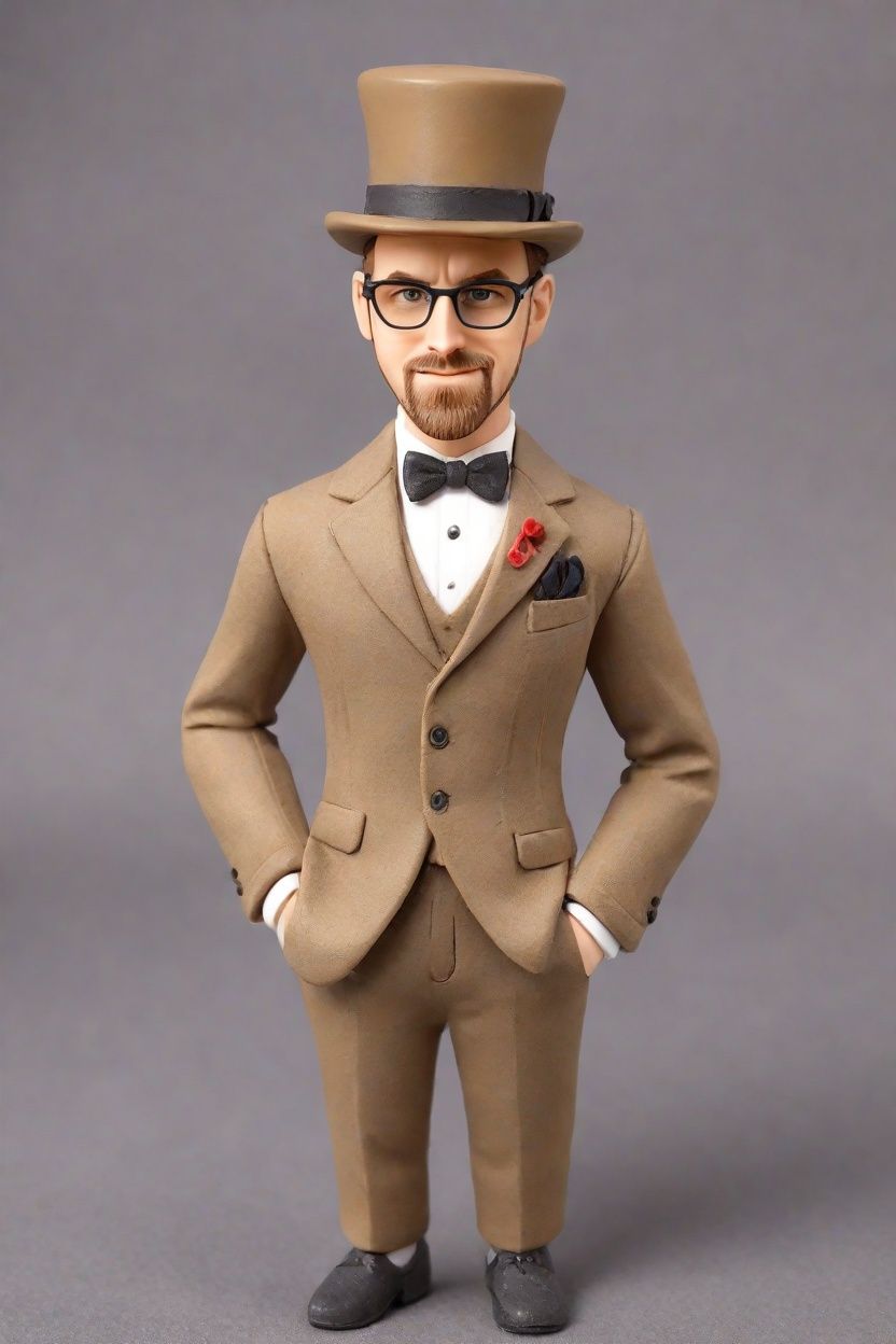 The Confident Stance: A Mini-Me for the Modern Executive