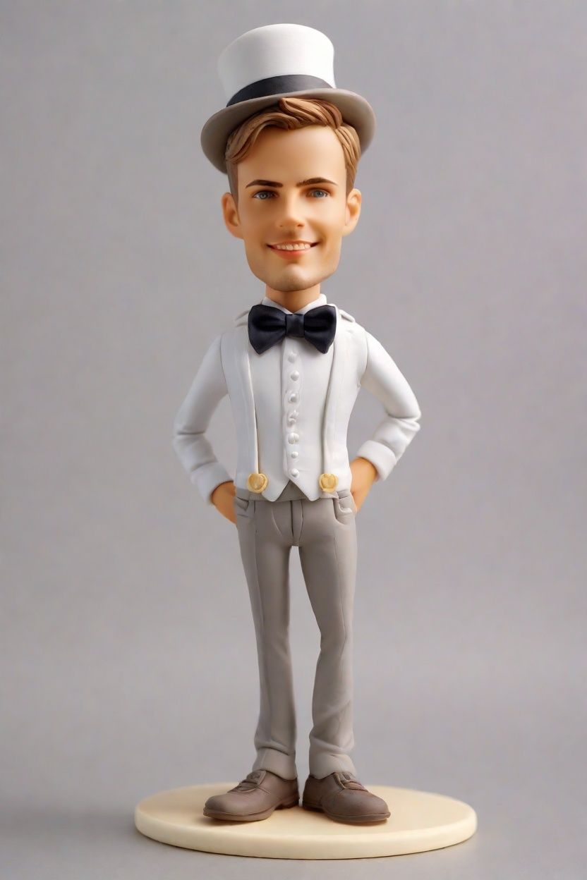 Festive Top Hats and Mismatched Socks: Discovering the New Year's Bobblehead Trend