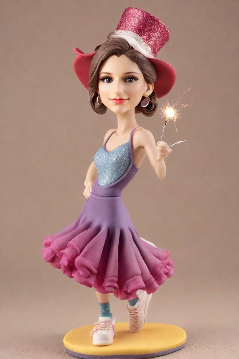 New Year's Eve in a Tutu: A Fashionable Figurine's Night to Remember