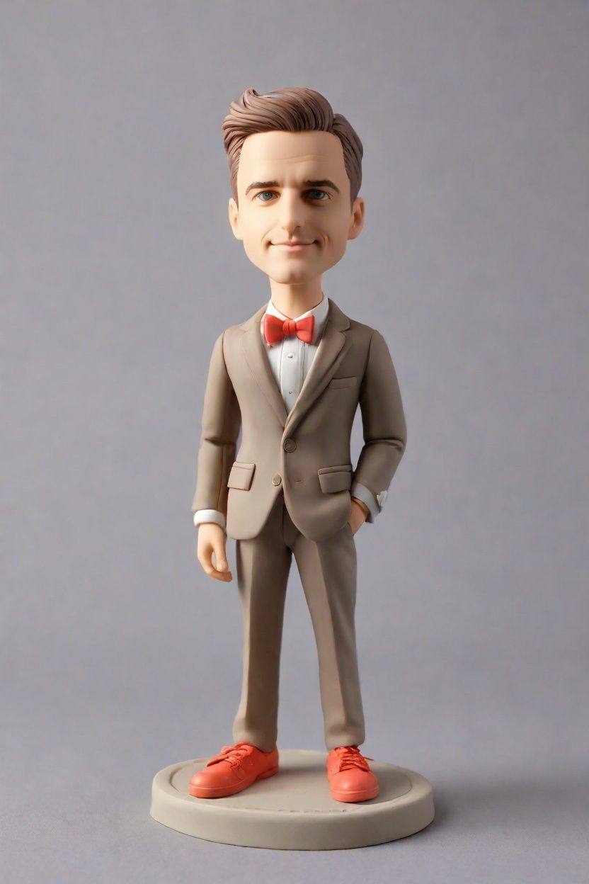 Discovering the Trend: Business Bobbleheads in Pinstripe Suits