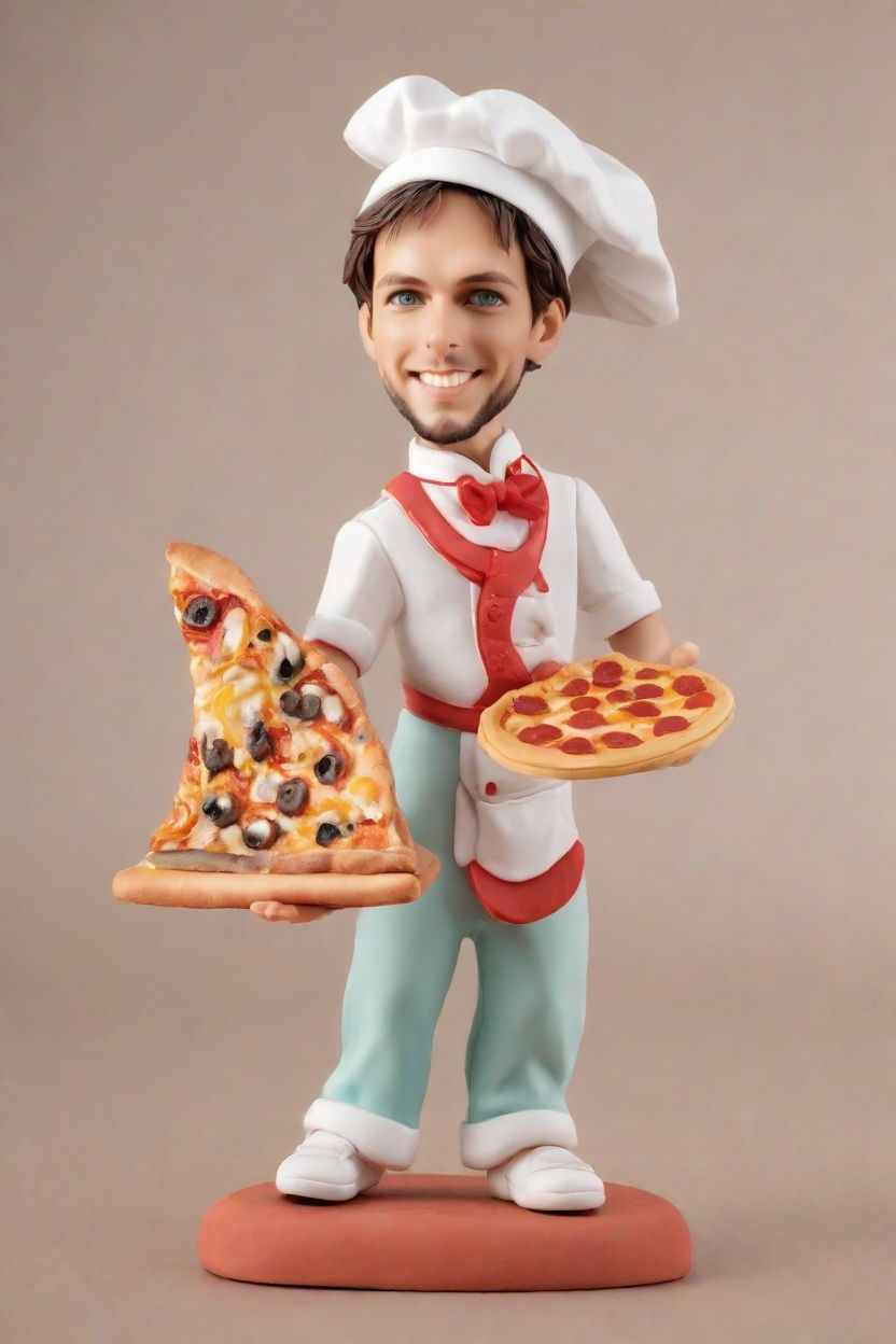 Flamboyant Chefs Take the Spotlight: Custom Bobblehead Dolls That Cook Up Fun