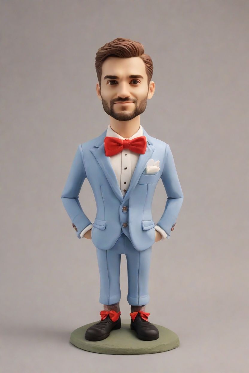 The Cheeky Wink Chronicles: Unveiling the Custom Bobblehead Doll That's Got Everyone Talking