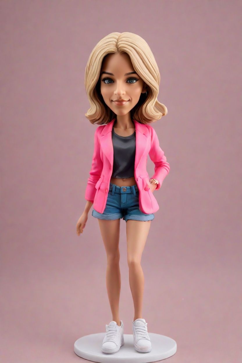 The Rise of Custom Bobblehead Dolls: A Bold Statement in Neon Pink