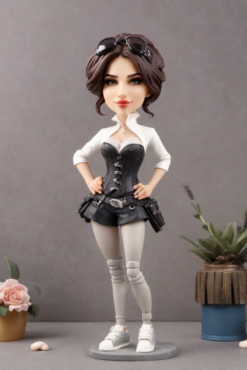 Trend Alert: Victorian Lace Meets Punk Leather in New Figurine Collection