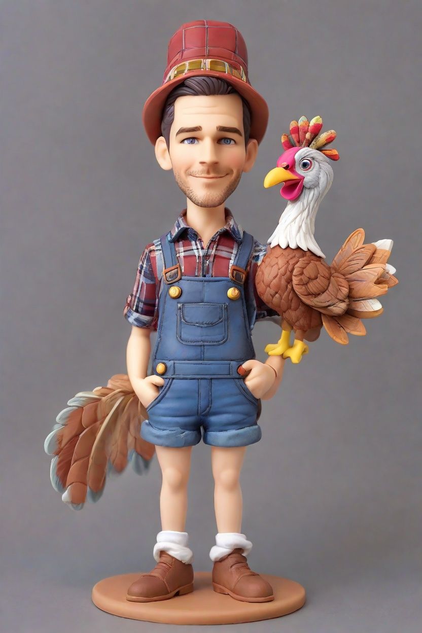 Feathered and Fabulous: The Thanksgiving Bobblehead That Stole the Show