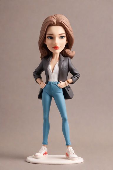 Custom Office Chic Bobblehead