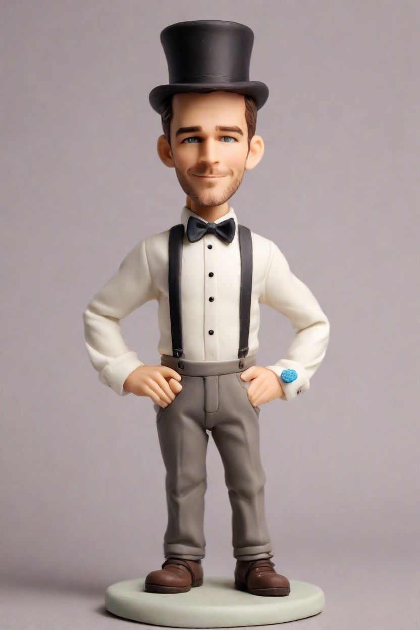 A Fashionably Pregnant Dad Figurine: The New Trend in Baby Shower Gifts