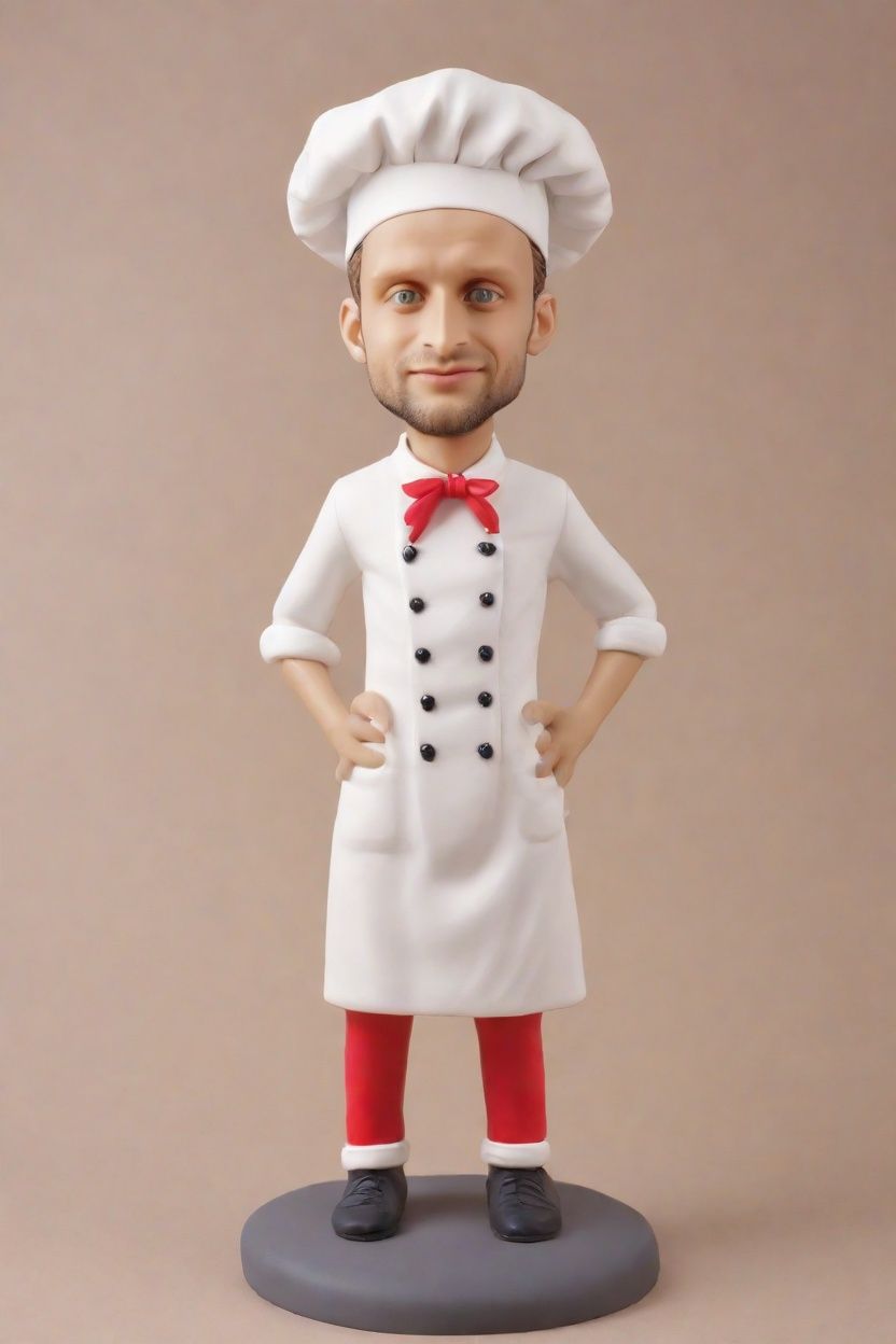 The Chef's Wink: A Culinary Bobblehead Trend Uncovered