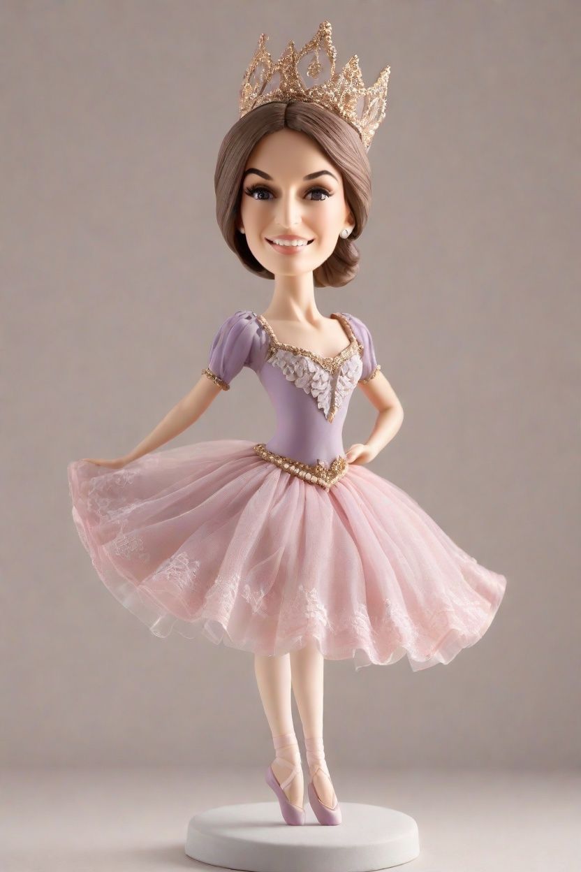 Dazzling Dancer: The Custom Bobblehead Doll That Captures the Nutcracker Magic