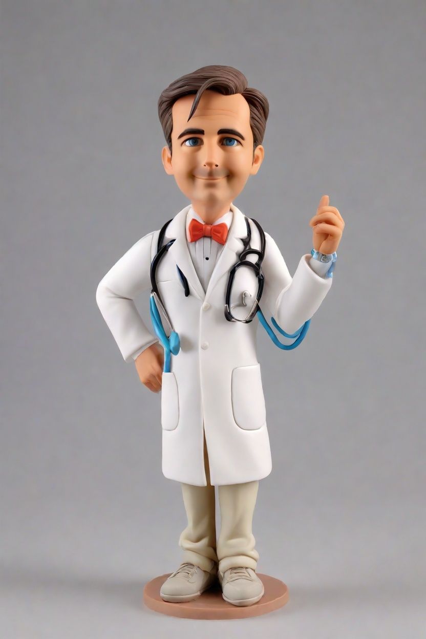 Discovering the Art of Personalized Bobbleheads: A Winking Doctor's Tale