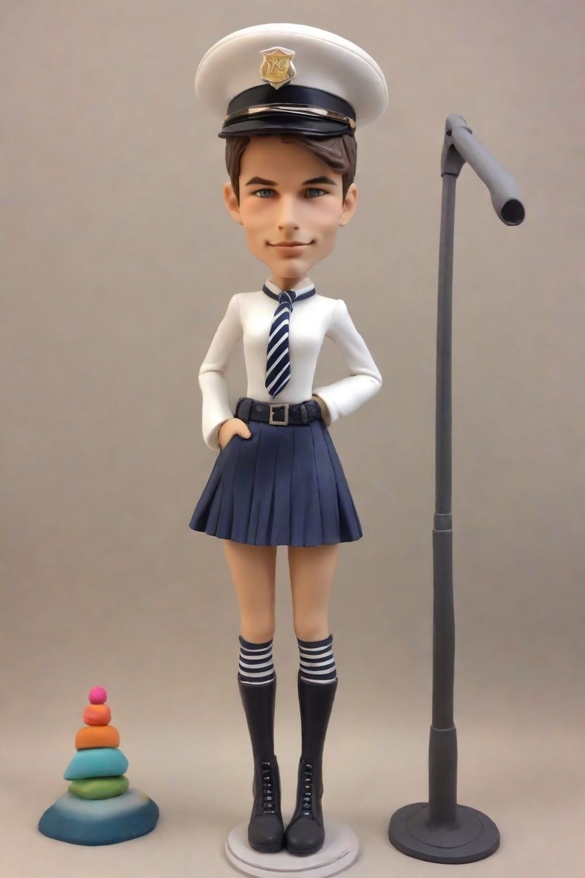 Funky Hats and Sassy Poses: Discovering the Trendy Police Officer Figurine Craze