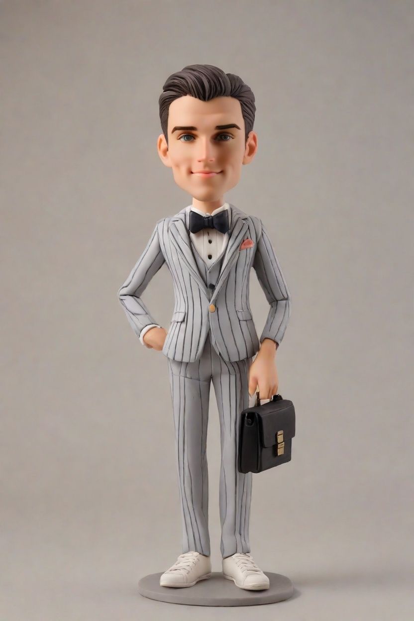 From Bowties to Briefcases: A Fashion Reporter's Discovery of the Ultimate Business Bobblehead